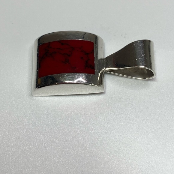 Silpada RARE Sterling Silver Red Jasper Pendant & Matching Jasper Bracelet SET - Picture 14 of 16